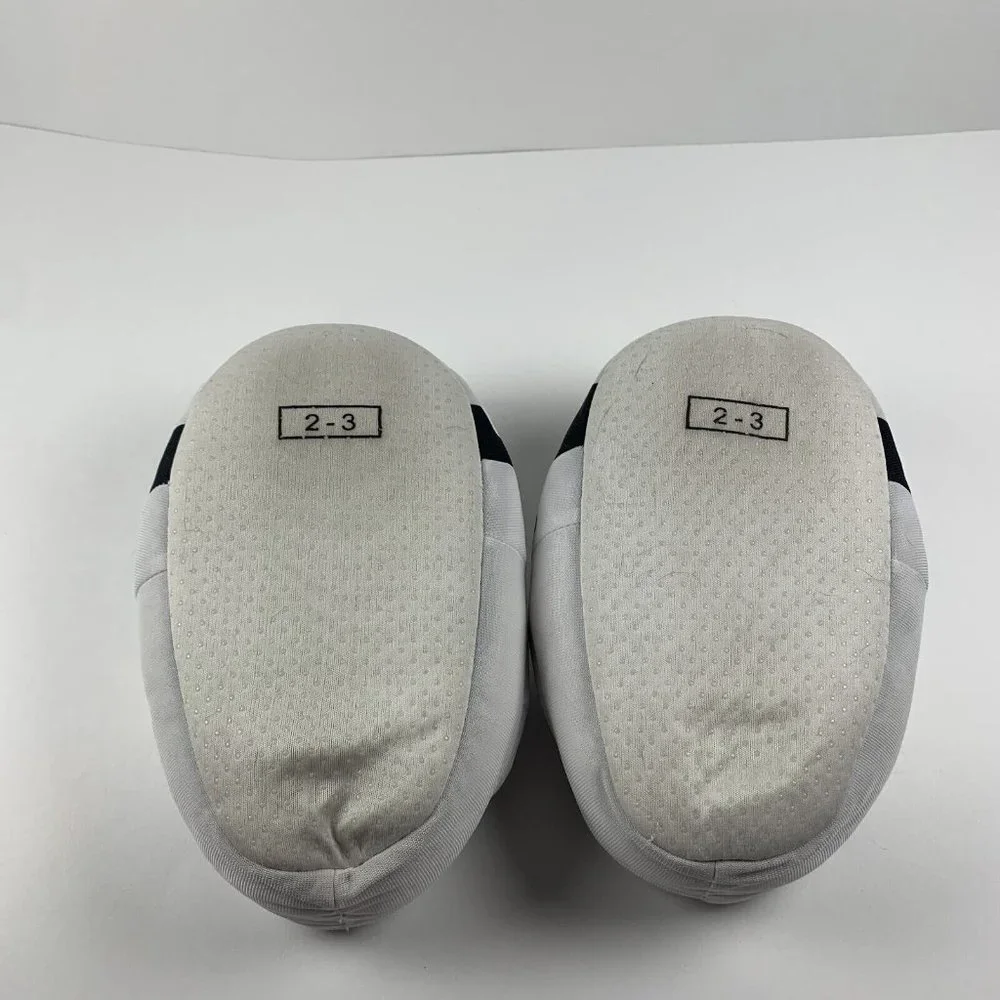 Disney Star Wars‎ Stormtrooper Slippers Boys Size 2-3 Comfort Plush Pull-On 8305